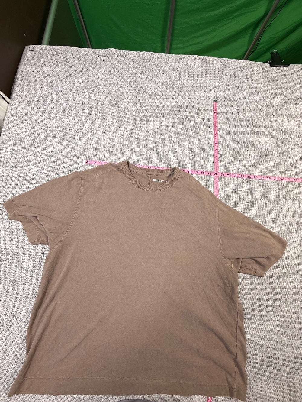 Abercrombie & Fitch Premium Essentials XXL Brown Cotton T-Sh